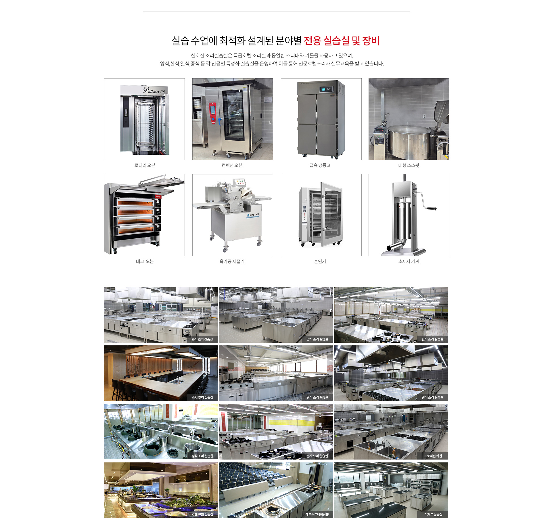 호텔조리학과 소개