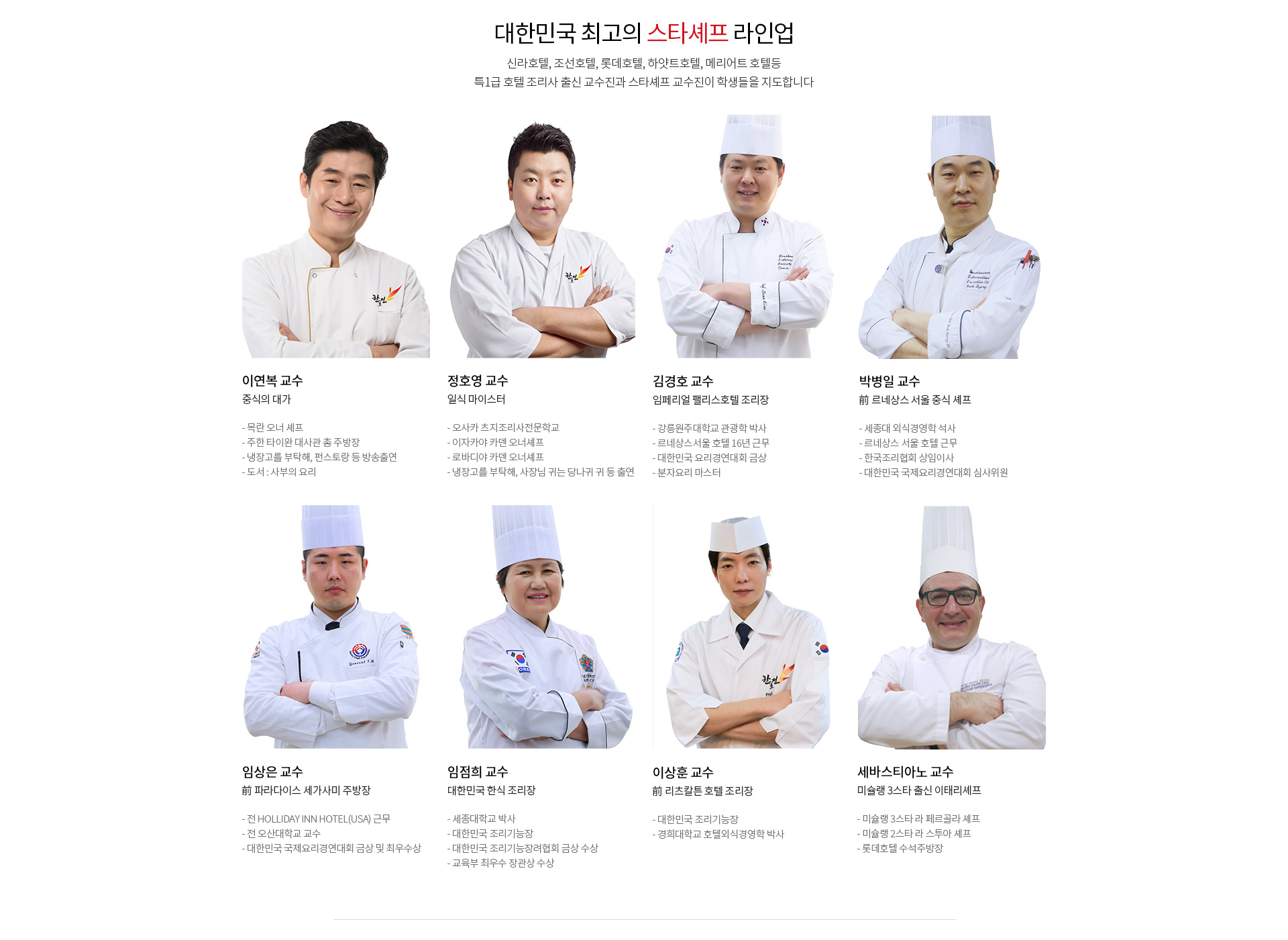 호텔조리학과 소개