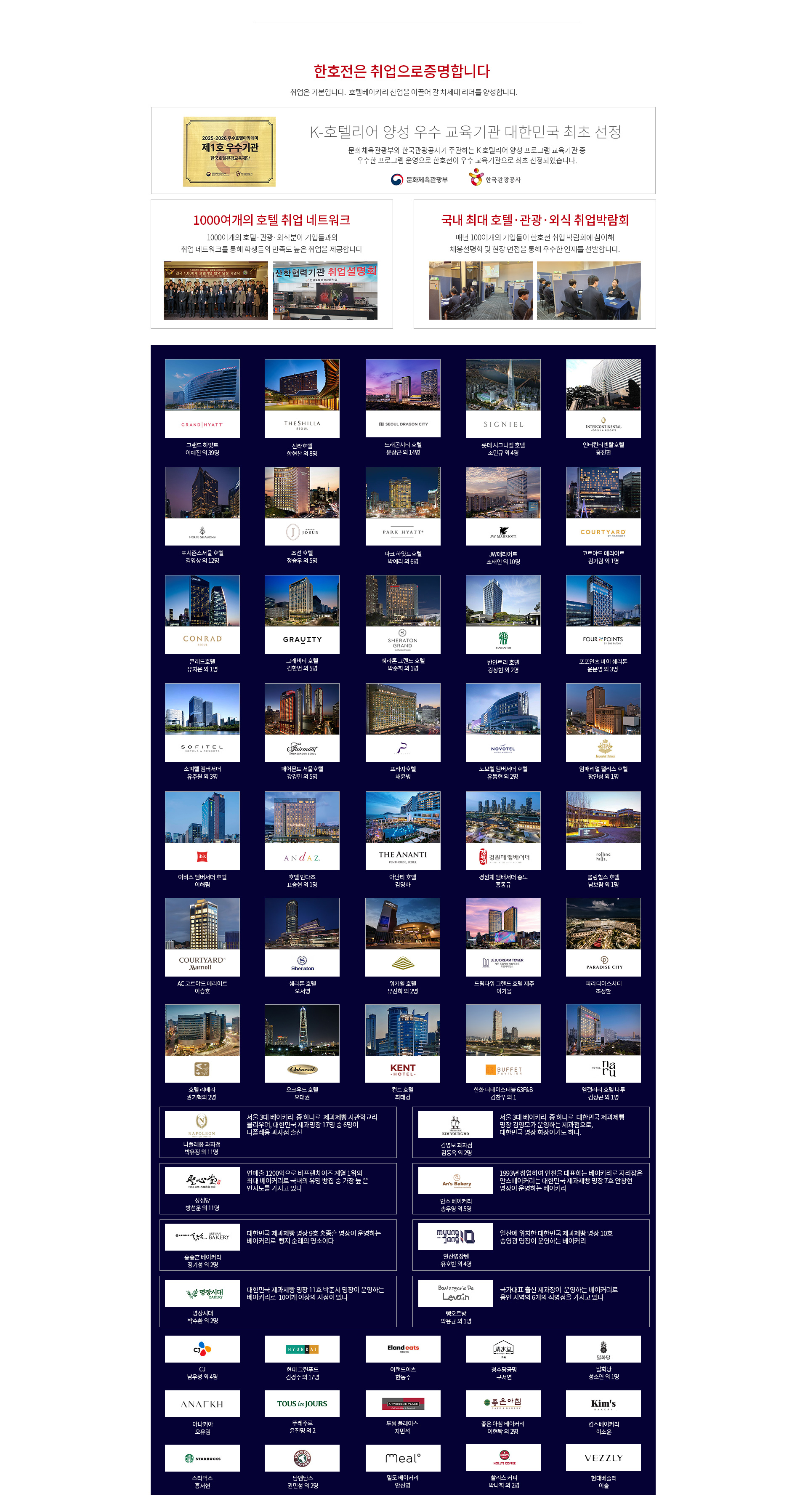 제과제빵학과 취업