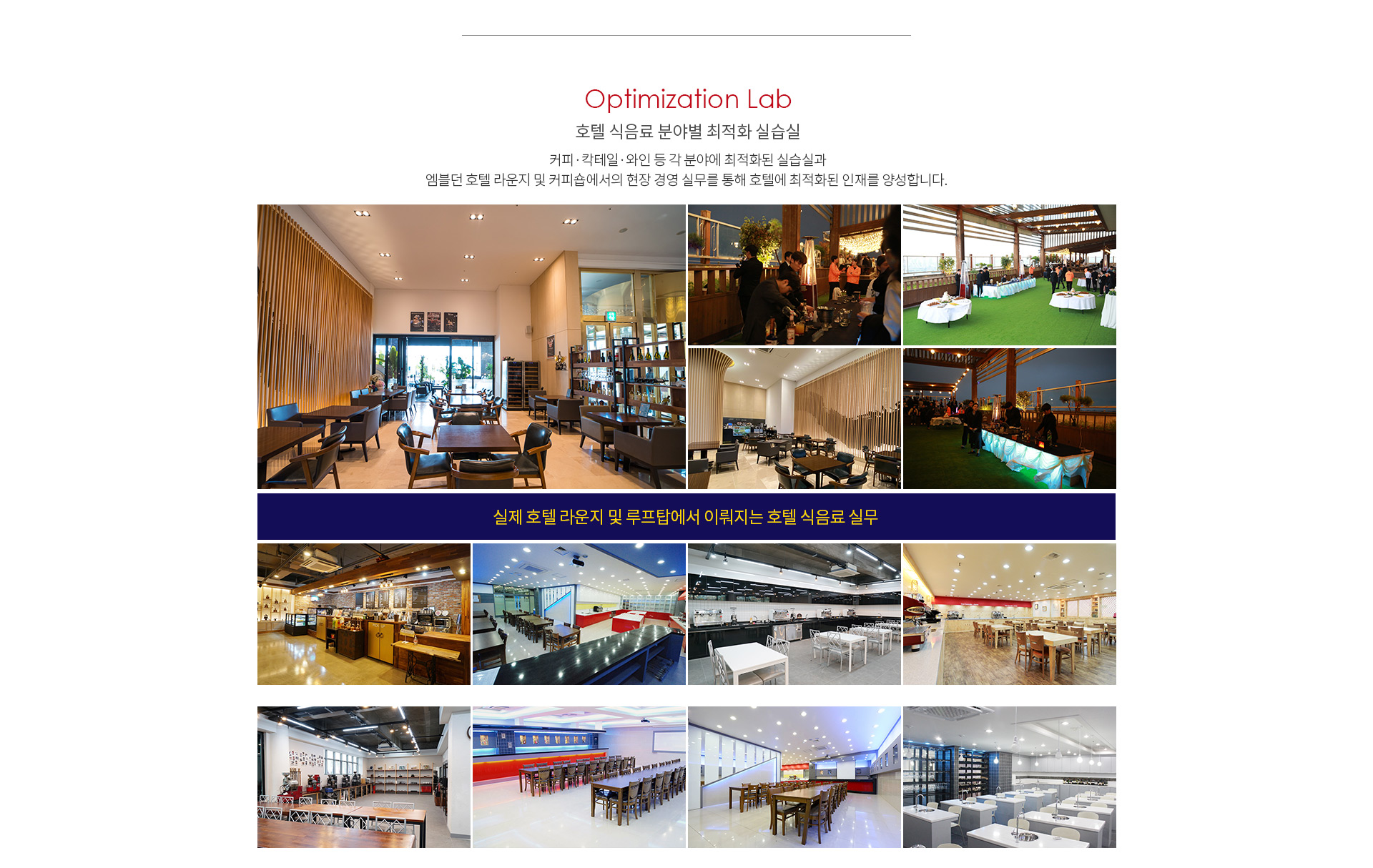 바리스타학과 대학교